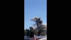 Watch: Reported Ukraine missile strikes Russian Naval HQ in Crimea amid counteroffensive