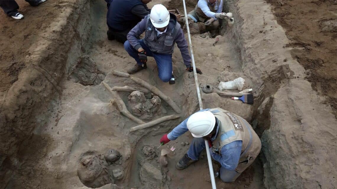 Workers Uncover 8 Mummies And Pre-inca Objects While Expanding Gas Network In Peru