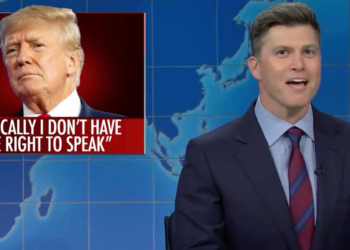 Colin Jost Grounds Trump Over Gag Order Response In Brutal 'Weekend Update' Burn