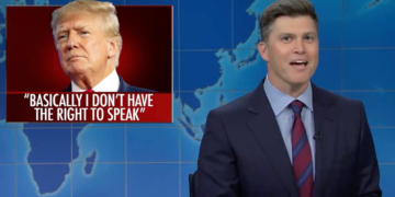 Colin Jost Grounds Trump Over Gag Order Response In Brutal 'Weekend Update' Burn