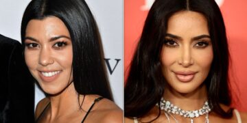 Kourtney Kardashian Dresses Up As Sister Kim Kardashian For Halloween