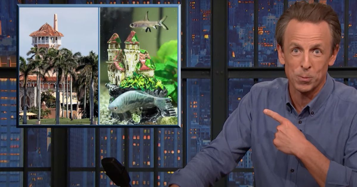 Seth Meyers Mercilessly Mocks Trump's Mar-A-Lago Math