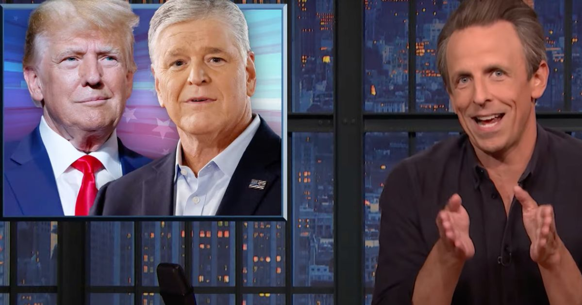 Seth Meyers Mocks Fox News' Sean Hannity With Some Crucial Context