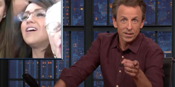 Seth Meyers Turns GOP Boos For Reporter Into Taunt Of Lauren Boebert