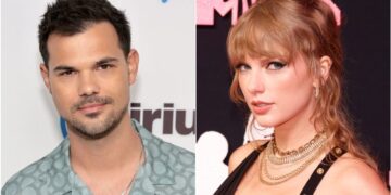 Taylor Lautner Backflips At Taylor Swift’s ‘Eras Tour’ Movie Screening