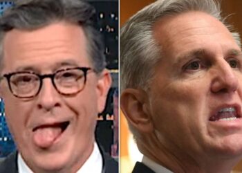 Colbert Audience Goes Nuts For Ballsy Joke About Kevin McCarthy