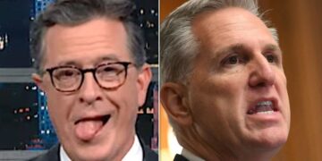 Colbert Audience Goes Nuts For Ballsy Joke About Kevin McCarthy