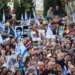 Families of Israeli hostages march towards Jerusalem