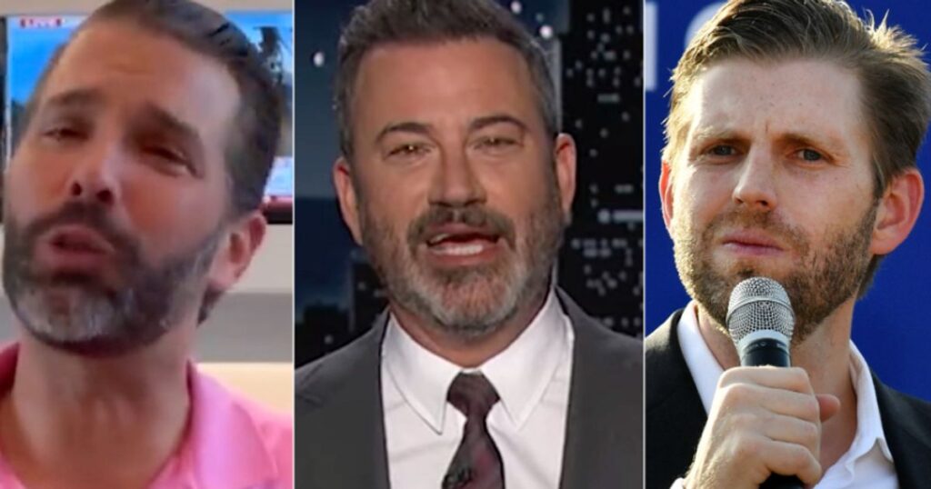 Jimmy Kimmel Nails How Trump Really Feels About His Children