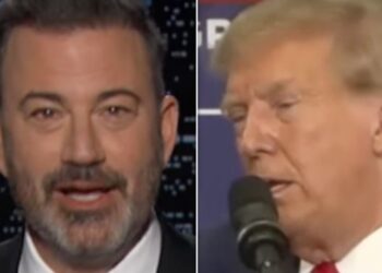 Jimmy Kimmel Spots Wildest Part Of Trump’s Latest ‘Golden Showers’ Tangent