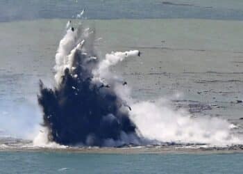 New island emerges off coast of Japan following underwater volcanic eruption