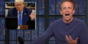 Seth Meyers Can't Believe This Trump Trial Stunt