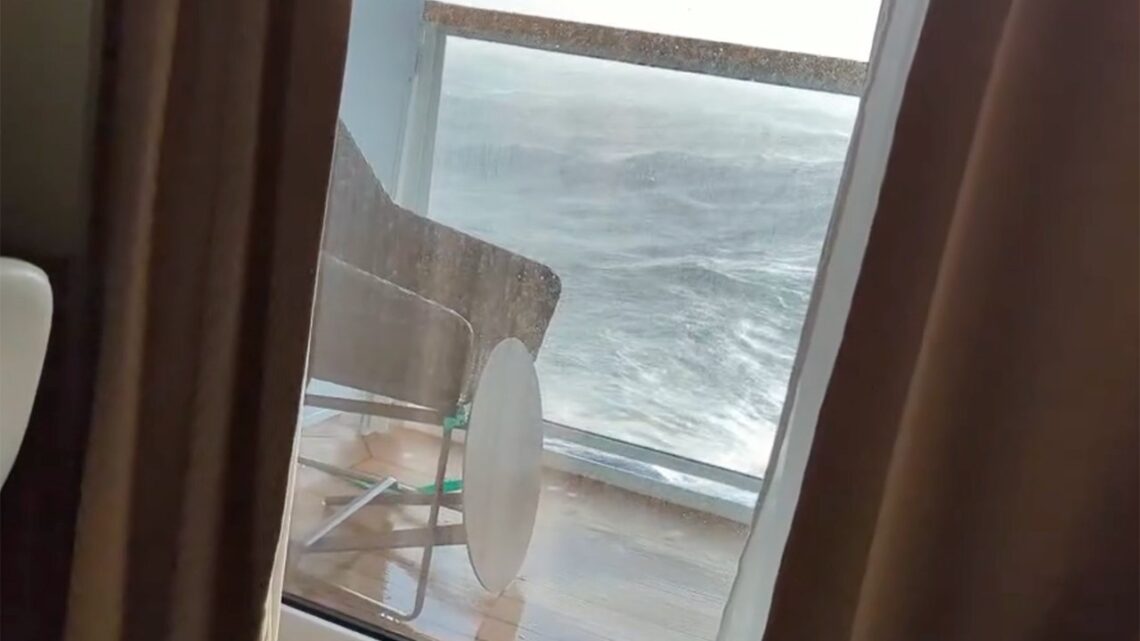 Video shows horrifying moments cruise ship passengers ‘feared for their lives’: ‘Tables were flying’