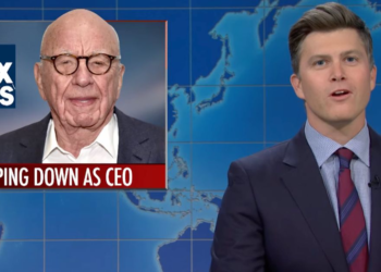 ‘Weekend Update’: Colin Jost Has A Harsh Out-Of-This-World Goodbye For Rupert Murdoch