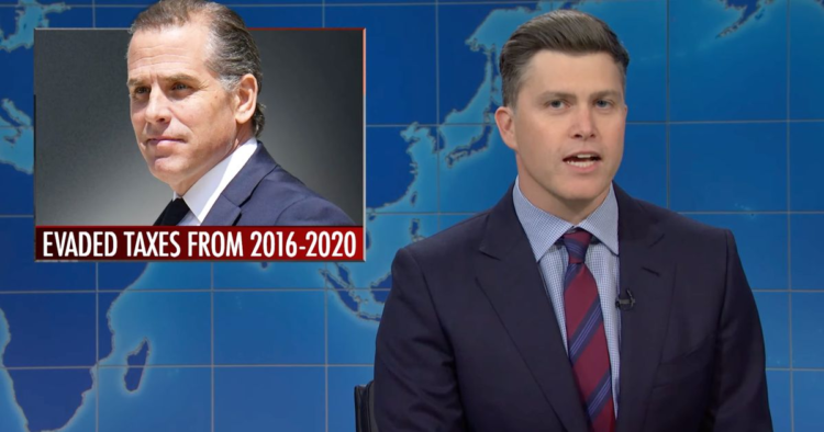 Colin Jost Makes A ‘Super Embarrassing’ Discovery In Hunter Biden’s Recent Indictment