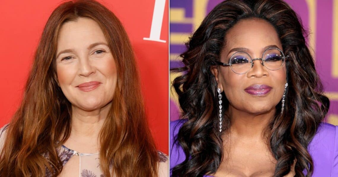 Drew Barrymore Called ‘Cringey’ For Slowly Caressing Oprah's Hands During Interview