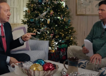 Kevin Spacey And Tucker Carlson Team Up In Weird Christmas Video