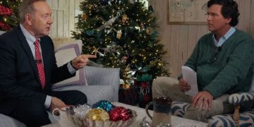 Kevin Spacey And Tucker Carlson Team Up In Weird Christmas Video