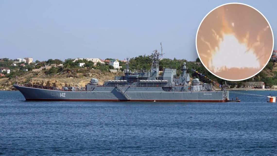 Ukraine missile attack hits Russian warship in Crimea, killing at least 1