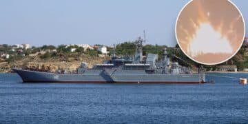 Ukraine missile attack hits Russian warship in Crimea, killing at least 1