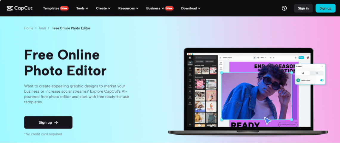 Enjoy Freedom in Editing with CapCut Online Image Editor