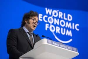 Anti-globalists crash Davos party, warn elites socialism endangers the West Anti-globalists crash Davos party, warn elites socialism endangers the West