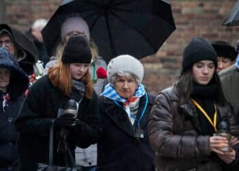 Holocaust survivors gathered to remember the 79th anniversary of the Holocaust