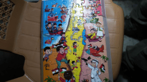 IDF raid alleged Hamas compound inside school, find terrorism-themed puzzle, toys among weapons cache