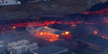 Iceland volcano eruption begins receding after torching town outside capital