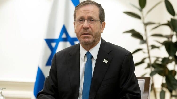 Israeli president says no plans to expel Palestinians from Gaza after minister’s comments cause uproar