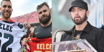 Jason Kelce Says Why His Dad Once Threw Travis Kelce's Eminem CD Out Of A Window