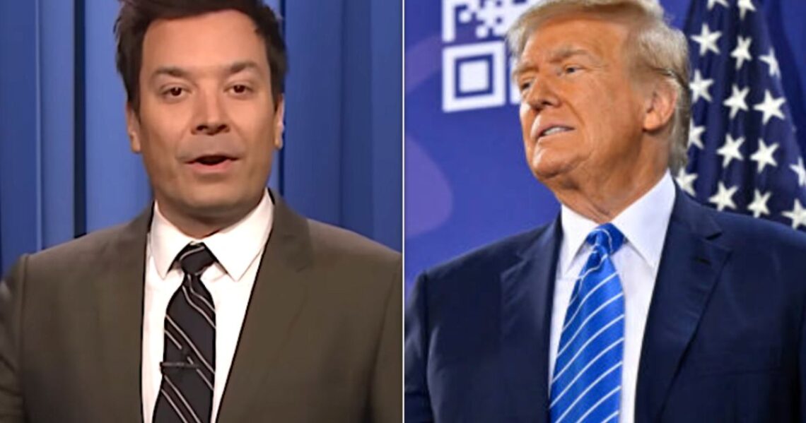 Jimmy Fallon Takes Sly Dig At Trump’s Stock Market Claim And Crowd Warms To It