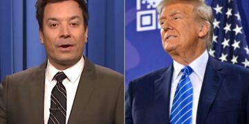 Jimmy Fallon Takes Sly Dig At Trump’s Stock Market Claim And Crowd Warms To It
