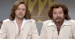 Timberlake and Fallon Bring Back SNL’s Barry Gibb Talk Show