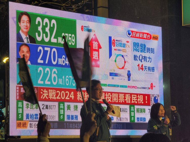 Ruling party candidate wins tightly contested presidential race, upsetting China’s ambitions