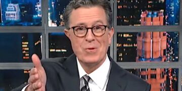 Stephen Colbert Trolls 'MAGA Citizens' After World's Saddest Border Stunt