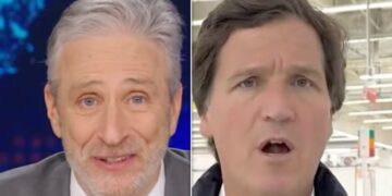 'You're Such A Dick': Jon Stewart Tells Tucker Carlson How He 'Really, Truly' Feels
