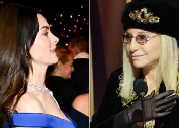 Anne Hathaway’s Over-The-Top Reaction To Barbra Streisand Charms Social Media