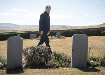 Britain’s top diplomat says he hopes the Falkland Islands will wish to stay in the UK family forever