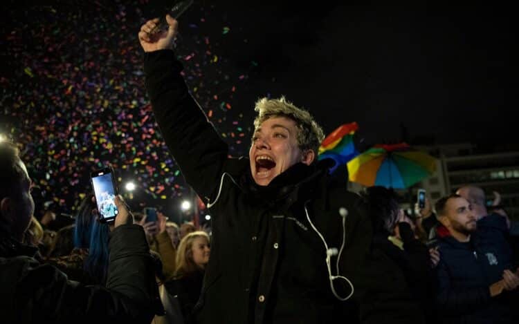 Greek lawmakers legalize same-sex civil marriage despite church opposition