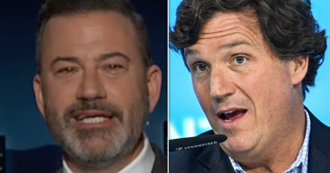 Jimmy Kimmel Taunts Tucker Carlson With Why His Putin Interview Was ‘Very Funny’