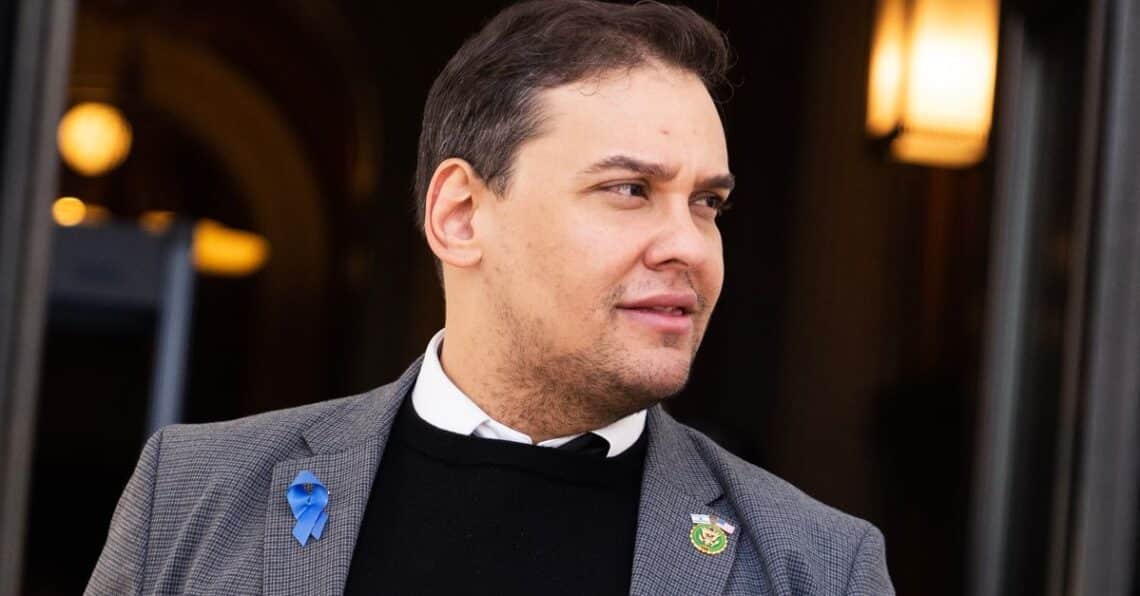 Ousted Rep. George Santos Sues Jimmy Kimmel Over Cameo Video Prank