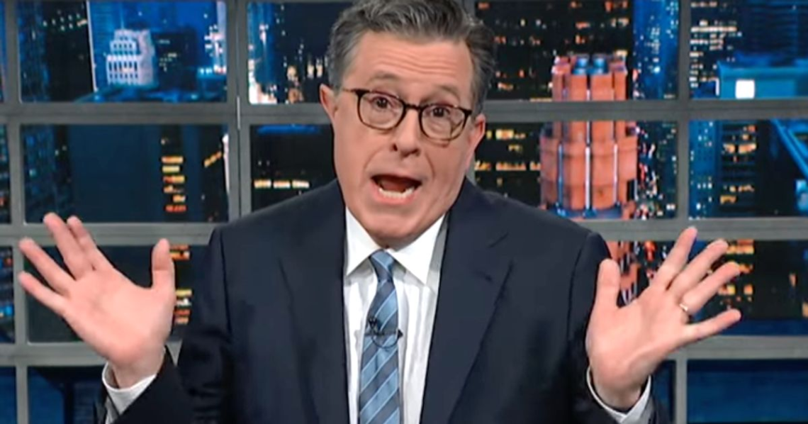 Stephen Colbert Unearths Yet Another 'Truly Bizarre' Moment From Trump