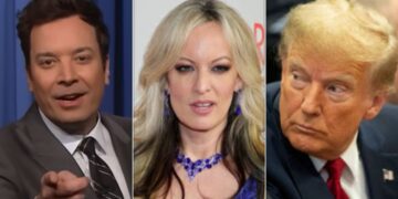 Trial Date Sparks 'Small' Trump-Stormy Daniels Exchange In Jimmy Fallon's Mind