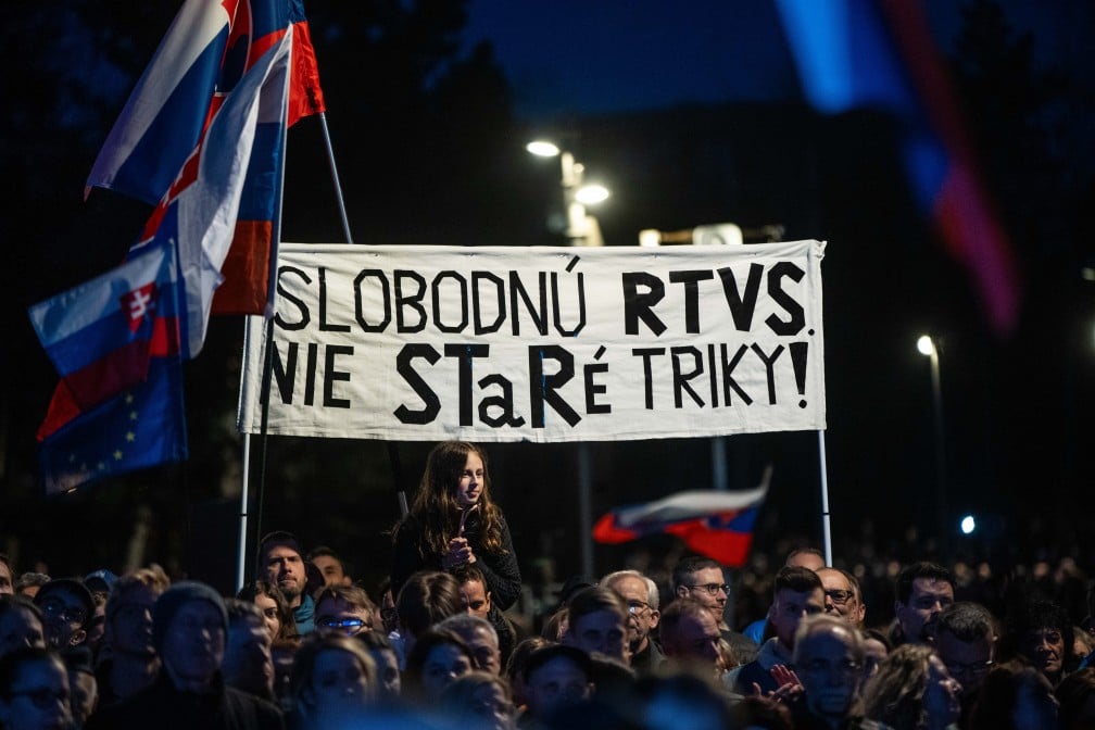 Protests Erupt Over Slovak Government's Planned Public Broadcasting Overhaul