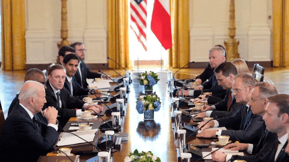 In White House visit, Polish president pushes NATO to ramp up spending, calls on US to fund Ukraine