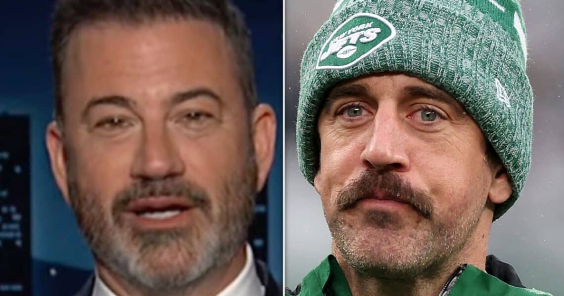 Jimmy Kimmel Has Withering 1-Liner For Aaron Rodgers And The Jets