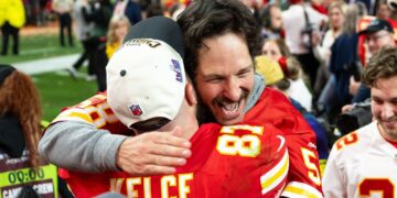 Paul Rudd Recalls ‘Unreal’ Super Bowl Hug With Travis Kelce And Reveals His Inner Swiftie