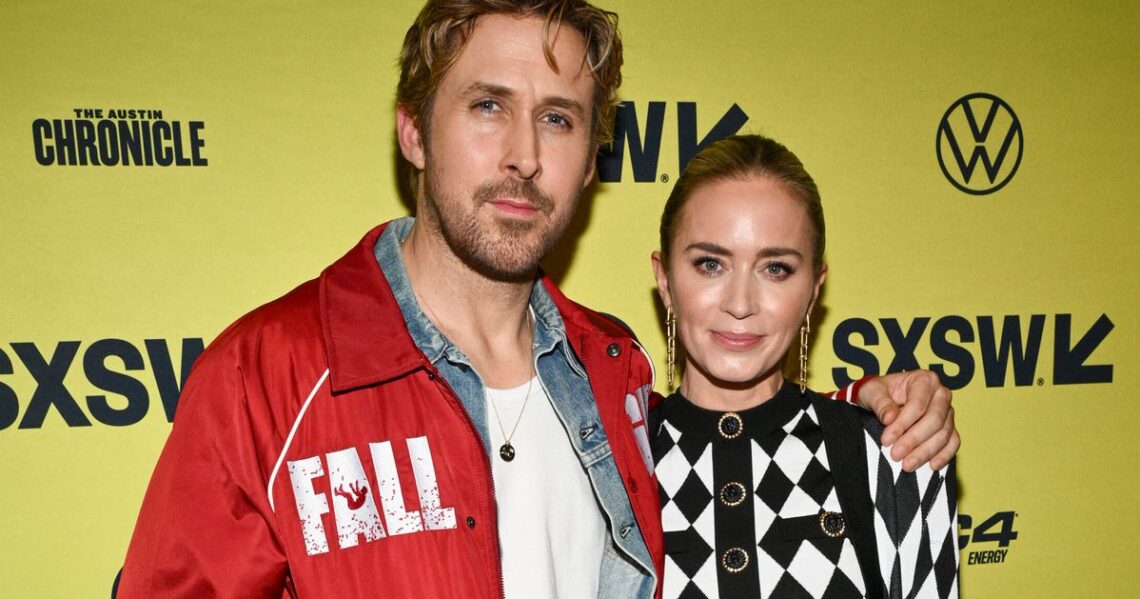 Ryan Gosling And Emily Blunt Present ‘The Fall Guy’ Stuntman With Guinness World Record