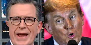 Stephen Colbert Exposes Most Blatant Lie In Trump's Bizarre Victory Speech